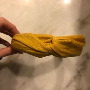 Yellow hair band